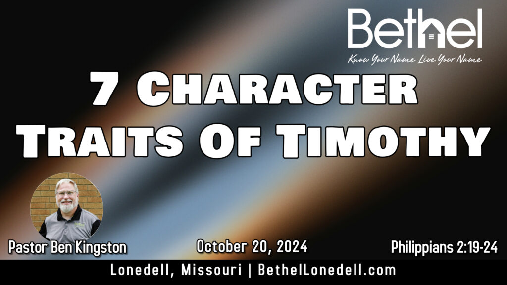 7 Character Traits of Timothy