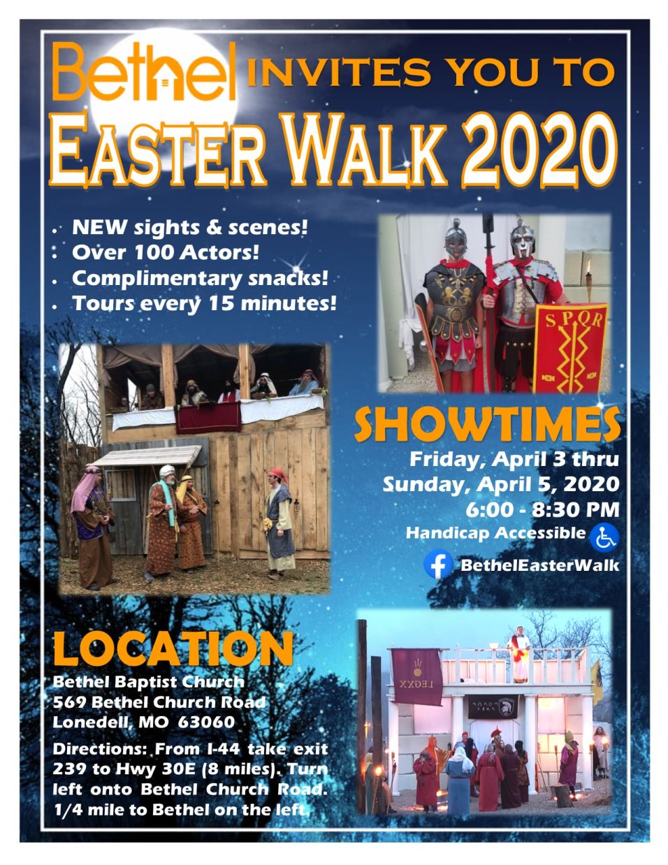 Easter Walk Flier 2020