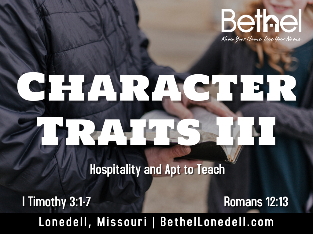 Character traits III