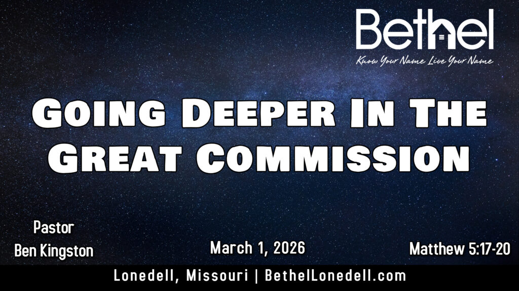 Going Deeper In The Great Commission