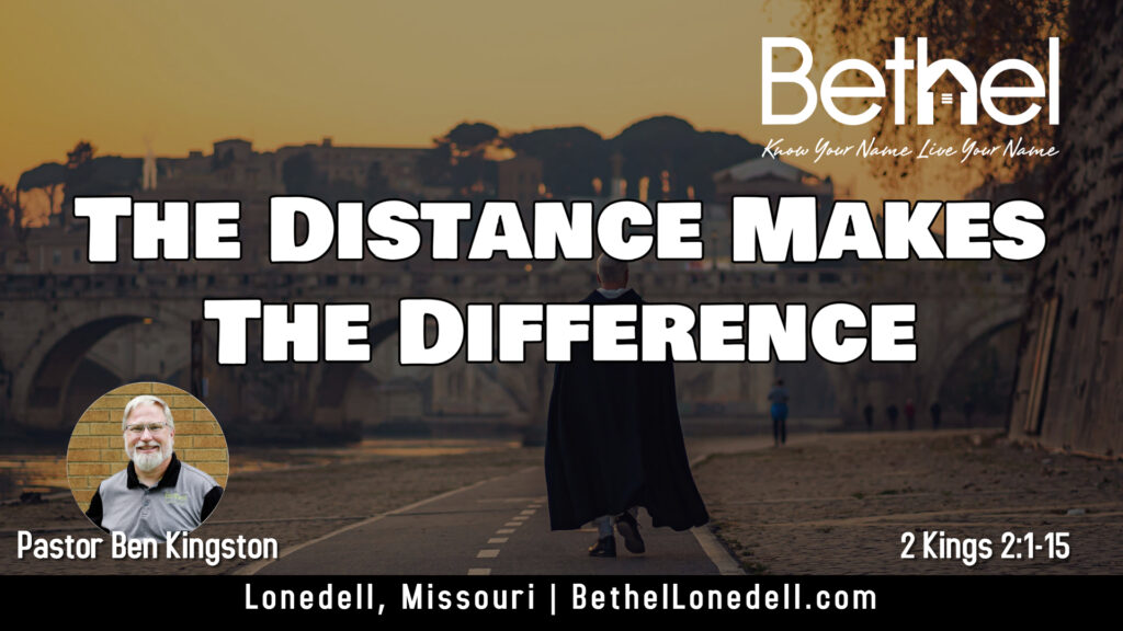 The distance makes the difference
