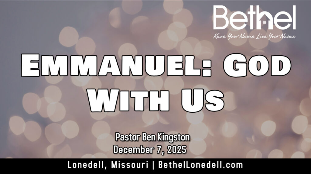 Emmanuel: God with us