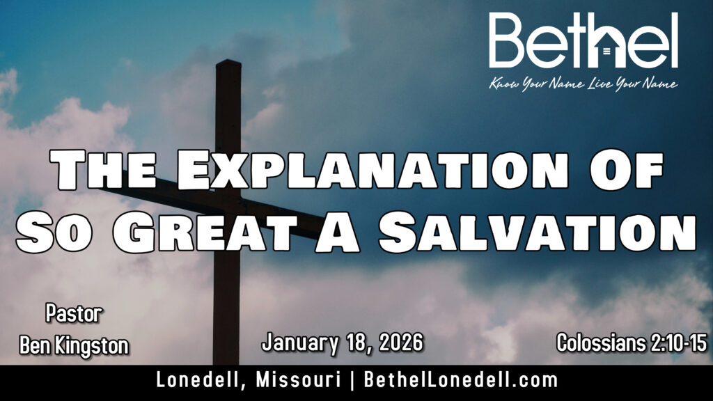 The Explanation of so Great a Salvation