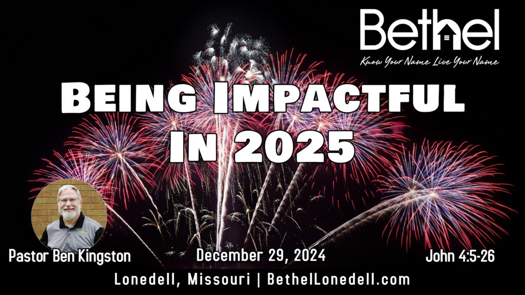 Being Impactful in 2025