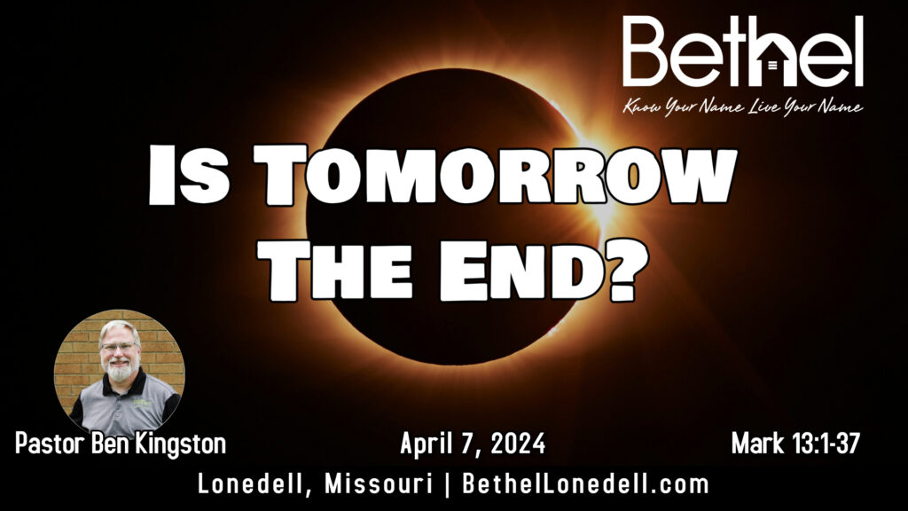 Is tomorrow the end?
