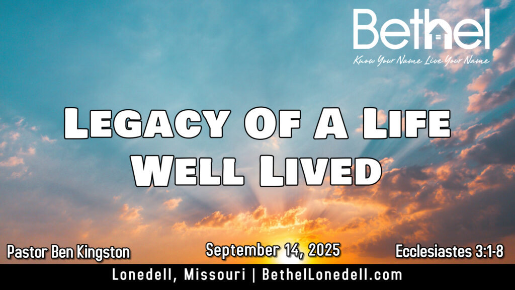 Legacy of a life well lived