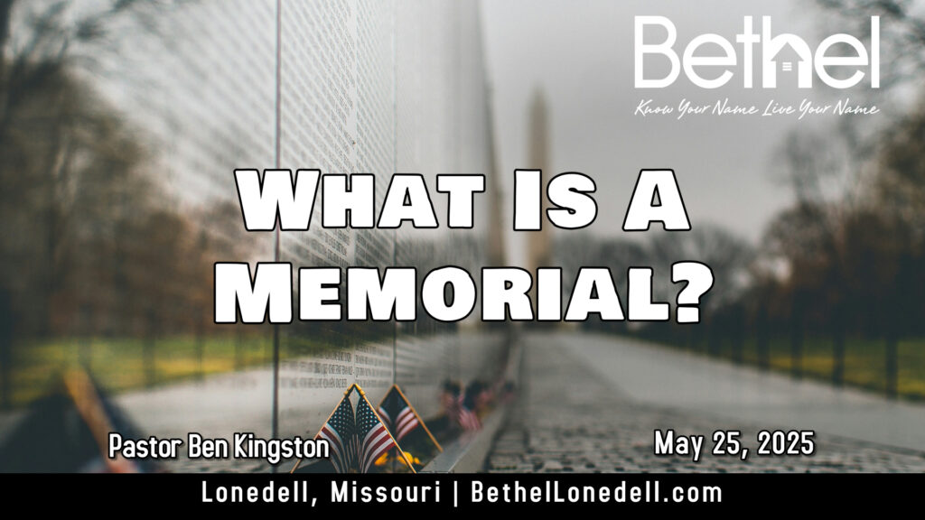 What is a memorial?