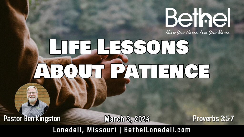 Life lessons about patience