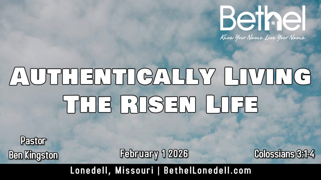 Authentically Living The Risen Life