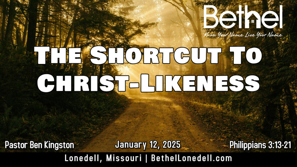 The shortcut to Christ-likeness